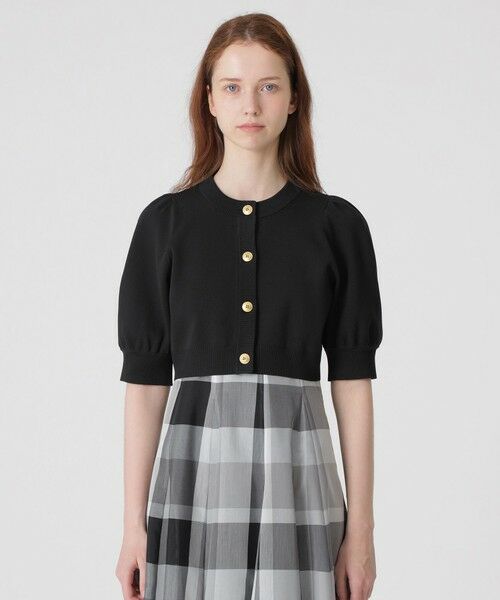BLUE LABEL / BLACK LABEL CRESTBRIDGE / ブルーレーベル / ブラックレーベル・クレストブリッジ  ニット・セーター | 【美人百花コラボ】ショートカーディガン | 詳細7