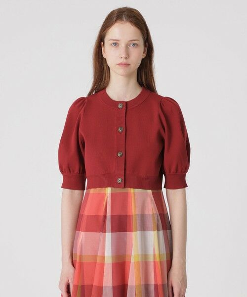 BLUE LABEL / BLACK LABEL CRESTBRIDGE / ブルーレーベル / ブラックレーベル・クレストブリッジ  ニット・セーター | 【美人百花コラボ】ショートカーディガン | 詳細12