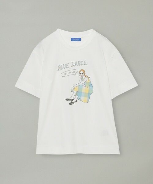 BLUE LABEL / BLACK LABEL CRESTBRIDGE / ブルーレーベル / ブラックレーベル・クレストブリッジ  カットソー | 【星陽子コラボ】ピマコットンプレーティング天竺イラストTシャツ | 詳細5