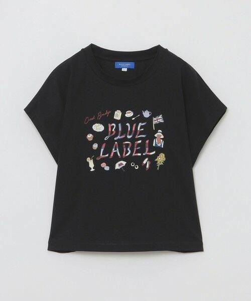 BLUE LABEL / BLACK LABEL CRESTBRIDGE / ブルーレーベル / ブラックレーベル・クレストブリッジ  カットソー | 【星陽子コラボ】ピマコットンプレーティング天竺ロゴイラストTシャツ | 詳細10