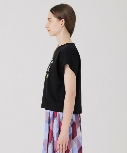BLUE LABEL / BLACK LABEL CRESTBRIDGE / ブルーレーベル / ブラックレーベル・クレストブリッジ  カットソー | 【星陽子コラボ】ピマコットンプレーティング天竺ロゴイラストTシャツ | 詳細7