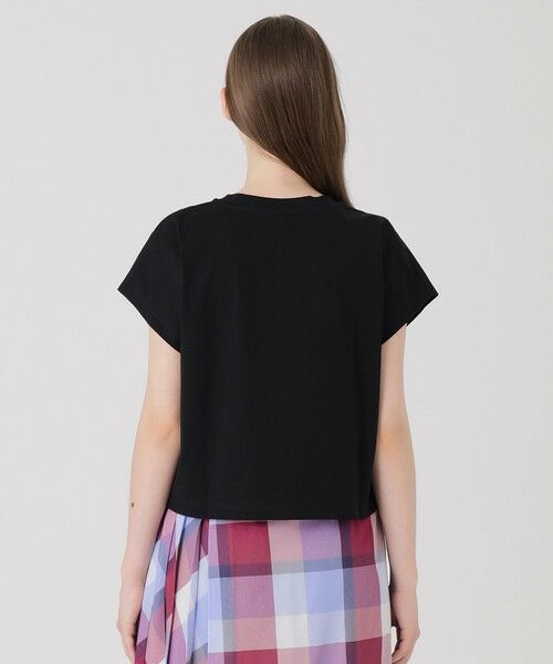 BLUE LABEL / BLACK LABEL CRESTBRIDGE / ブルーレーベル / ブラックレーベル・クレストブリッジ  カットソー | 【星陽子コラボ】ピマコットンプレーティング天竺ロゴイラストTシャツ | 詳細8