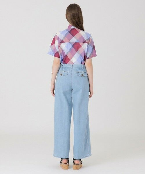 BLUE LABEL / BLACK LABEL CRESTBRIDGE / ブルーレーベル / ブラックレーベル・クレストブリッジ  その他パンツ | ストレッチデニムワイドパンツ | 詳細3