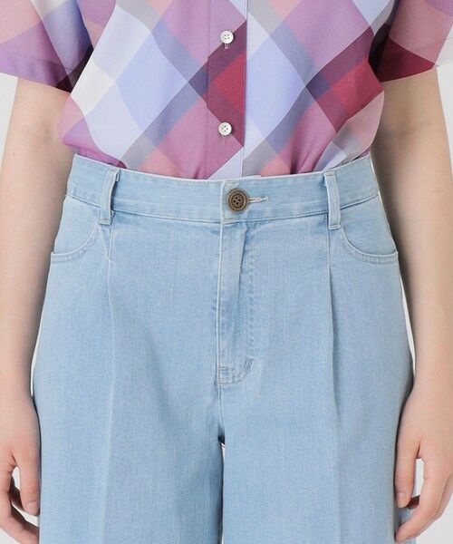 BLUE LABEL / BLACK LABEL CRESTBRIDGE / ブルーレーベル / ブラックレーベル・クレストブリッジ  その他パンツ | ストレッチデニムワイドパンツ | 詳細4