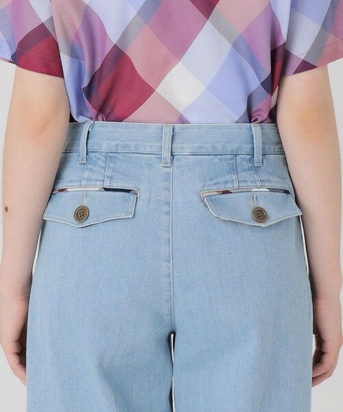 BLUE LABEL / BLACK LABEL CRESTBRIDGE / ブルーレーベル / ブラックレーベル・クレストブリッジ  その他パンツ | ストレッチデニムワイドパンツ | 詳細5