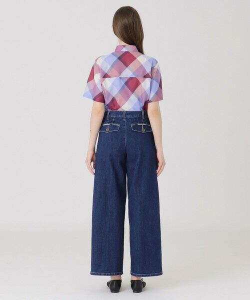 BLUE LABEL / BLACK LABEL CRESTBRIDGE / ブルーレーベル / ブラックレーベル・クレストブリッジ  その他パンツ | ストレッチデニムワイドパンツ | 詳細10