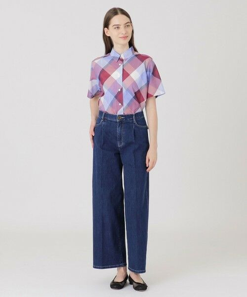 BLUE LABEL / BLACK LABEL CRESTBRIDGE / ブルーレーベル / ブラックレーベル・クレストブリッジ  その他パンツ | ストレッチデニムワイドパンツ | 詳細8