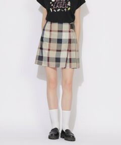 BLUE LABEL / BLACK LABEL CRESTBRIDGE / ブルーレーベル / ブラックレーベル・クレストブリッジ  ミニ・ひざ丈スカート | 【原宿・WEB限定】クレストブリッジチェックカラミクロスミニスカート