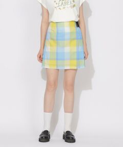 BLUE LABEL / BLACK LABEL CRESTBRIDGE / ブルーレーベル / ブラックレーベル・クレストブリッジ  ミニ・ひざ丈スカート | 【原宿・WEB限定】クレストブリッジチェックカラミクロスミニスカート