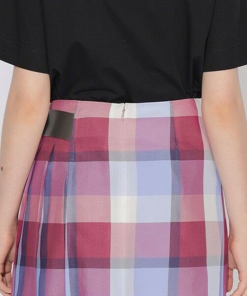 BLUE LABEL / BLACK LABEL CRESTBRIDGE / ブルーレーベル / ブラックレーベル・クレストブリッジ  ミニ・ひざ丈スカート | 【原宿・WEB限定】クレストブリッジチェックカラミクロスミニスカート | 詳細5