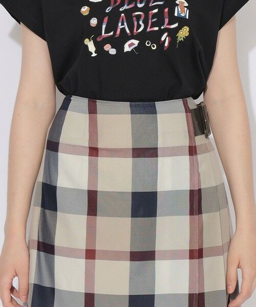 BLUE LABEL / BLACK LABEL CRESTBRIDGE / ブルーレーベル / ブラックレーベル・クレストブリッジ  ミニ・ひざ丈スカート | 【原宿・WEB限定】クレストブリッジチェックカラミクロスミニスカート | 詳細11