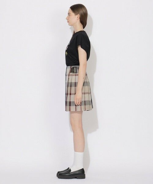 BLUE LABEL / BLACK LABEL CRESTBRIDGE / ブルーレーベル / ブラックレーベル・クレストブリッジ  ミニ・ひざ丈スカート | 【原宿・WEB限定】クレストブリッジチェックカラミクロスミニスカート | 詳細9