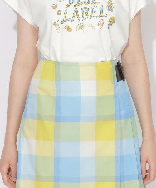 BLUE LABEL / BLACK LABEL CRESTBRIDGE / ブルーレーベル / ブラックレーベル・クレストブリッジ  ミニ・ひざ丈スカート | 【原宿・WEB限定】クレストブリッジチェックカラミクロスミニスカート | 詳細18