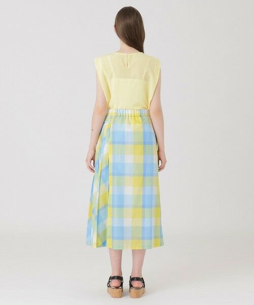 BLUE LABEL / BLACK LABEL CRESTBRIDGE / ブルーレーベル / ブラックレーベル・クレストブリッジ  ミニ・ひざ丈スカート | クレストブリッジチェックカラミクロスロングスカート | 詳細15