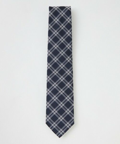 BLUE LABEL / BLACK LABEL CRESTBRIDGE / ブルーレーベル / ブラックレーベル・クレストブリッジ  ネクタイ | 【一部店舗限定】ホワイトペンチェックタイ（ネイビー1）