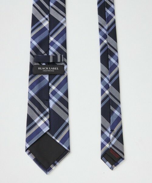 【新品未使用】BLACK LABEL 紺色 チェック柄 ネクタイ セール】 【一部店舗限定】バスケットチェックタイ （ネクタイ