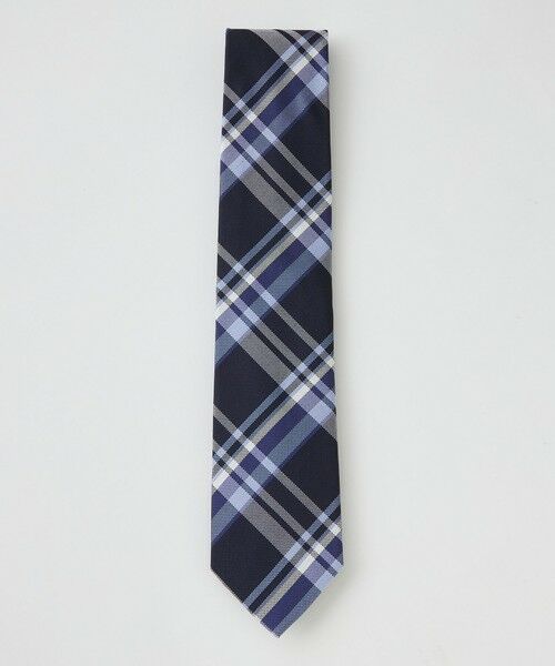 BLUE LABEL / BLACK LABEL CRESTBRIDGE / ブルーレーベル / ブラックレーベル・クレストブリッジ  ネクタイ | 【一部店舗限定】バスケットチェックタイ（ネイビー1）
