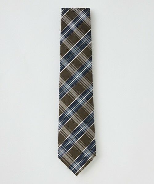 BLUE LABEL / BLACK LABEL CRESTBRIDGE / ブルーレーベル / ブラックレーベル・クレストブリッジ  ネクタイ | 【一部店舗限定】グラデーションチェックタイ（ブラウン7）