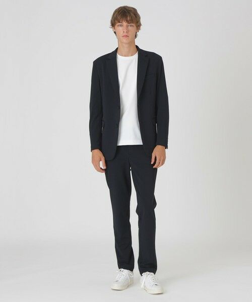 BLUE LABEL / BLACK LABEL CRESTBRIDGE / ブルーレーベル / ブラックレーベル・クレストブリッジ テーラードジャケット | 【BLACK lab.】バックグリッドトリコットジャケット | 詳細1