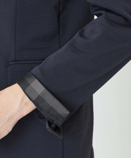 BLUE LABEL / BLACK LABEL CRESTBRIDGE / ブルーレーベル / ブラックレーベル・クレストブリッジ テーラードジャケット | 【BLACK lab.】バックグリッドトリコットジャケット | 詳細11