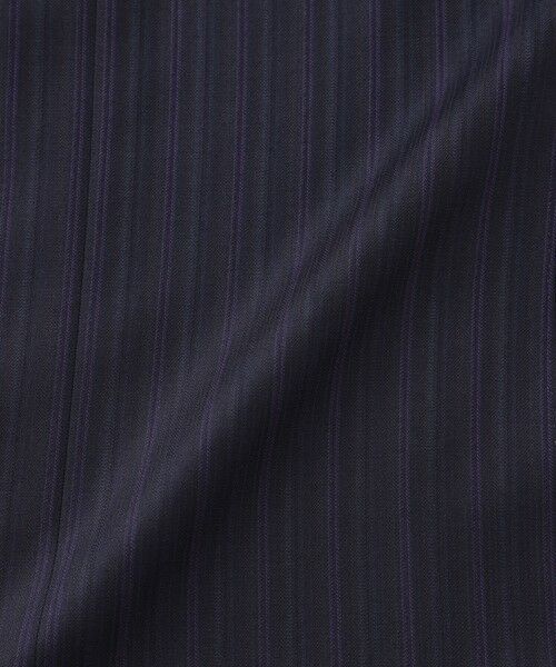 BLUE LABEL / BLACK LABEL CRESTBRIDGE / ブルーレーベル / ブラックレーベル・クレストブリッジ セットアップ | ネイビーオルタネートストライプスリーピーススーツ | 詳細11