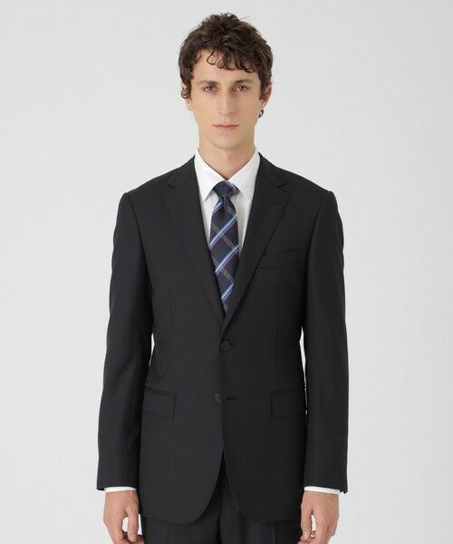 BLUE LABEL / BLACK LABEL CRESTBRIDGE/ブルーレーベル / ブラックレーベル・クレストブリッジ 【一部店舗限定】ブライトソリッドスーツ ブラック 38 BLUE LABEL / BLACK LABEL CRESTBRIDGE/ブルーレーベル / ブラックレーベル・クレストブリッジ 【一部店舗限定】ブライトソリッドスーツ ブラック 38
