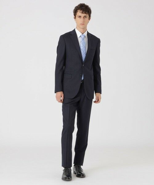 BLUE LABEL / BLACK LABEL CRESTBRIDGE / ブルーレーベル / ブラックレーベル・クレストブリッジ  セットアップ | 【一部店舗限定】アクセントカラーピンストライプスーツ | 詳細9