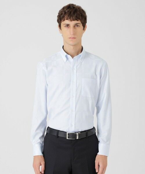 BLUE LABEL / BLACK LABEL CRESTBRIDGE / ブルーレーベル / ブラックレーベル・クレストブリッジ  シャツ・ブラウス | ハーフスケールシャドークレストブリッジチェックボタンダウンシャツ | 詳細5
