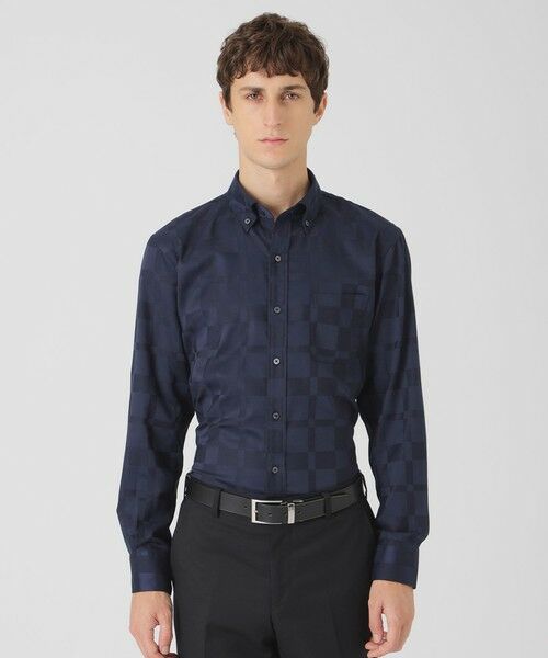 BLUE LABEL / BLACK LABEL CRESTBRIDGE / ブルーレーベル / ブラックレーベル・クレストブリッジ  シャツ・ブラウス | ハーフスケールシャドークレストブリッジチェックボタンダウンシャツ | 詳細9