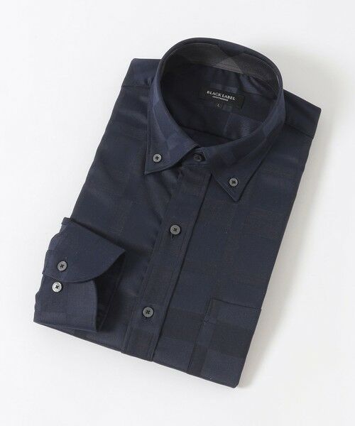 BLUE LABEL / BLACK LABEL CRESTBRIDGE/ブルーレーベル / ブラックレーベル・クレストブリッジ ハーフスケールシャドークレストブリッジチェックボタンダウンシャツ ネイビー1 S BLUE LABEL / BLACK LABEL CRESTBRIDGE/ブルーレーベル / ブラックレーベル・クレストブリッジ ハーフスケールシャドークレストブリッジチェックボタンダウンシャツ ネイビー1 S