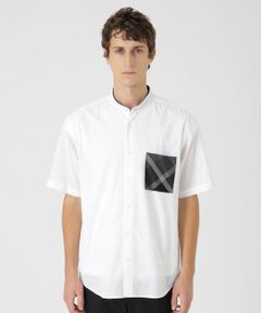 BLUE LABEL / BLACK LABEL CRESTBRIDGE / ブルーレーベル / ブラックレーベル・クレストブリッジ  シャツ・ブラウス | 【一部店舗限定】コットンリネンバンドカラーシャツ