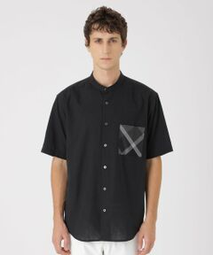 BLUE LABEL / BLACK LABEL CRESTBRIDGE / ブルーレーベル / ブラックレーベル・クレストブリッジ  シャツ・ブラウス | 【一部店舗限定】コットンリネンバンドカラーシャツ