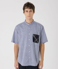 BLUE LABEL / BLACK LABEL CRESTBRIDGE / ブルーレーベル / ブラックレーベル・クレストブリッジ  シャツ・ブラウス | 【一部店舗限定】コットンリネンバンドカラーシャツ