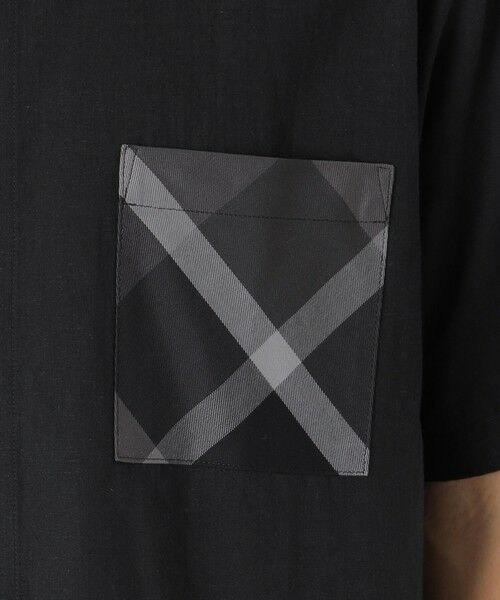 BLUE LABEL / BLACK LABEL CRESTBRIDGE / ブルーレーベル / ブラックレーベル・クレストブリッジ  シャツ・ブラウス | 【一部店舗限定】コットンリネンバンドカラーシャツ | 詳細11