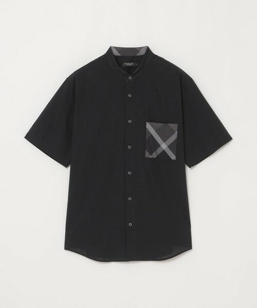 BLUE LABEL / BLACK LABEL CRESTBRIDGE / ブルーレーベル / ブラックレーベル・クレストブリッジ  シャツ・ブラウス | 【一部店舗限定】コットンリネンバンドカラーシャツ | 詳細12