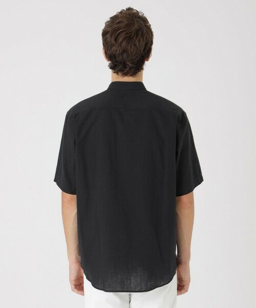 BLUE LABEL / BLACK LABEL CRESTBRIDGE / ブルーレーベル / ブラックレーベル・クレストブリッジ  シャツ・ブラウス | 【一部店舗限定】コットンリネンバンドカラーシャツ | 詳細9