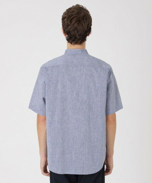 BLUE LABEL / BLACK LABEL CRESTBRIDGE / ブルーレーベル / ブラックレーベル・クレストブリッジ  シャツ・ブラウス | 【一部店舗限定】コットンリネンバンドカラーシャツ | 詳細15