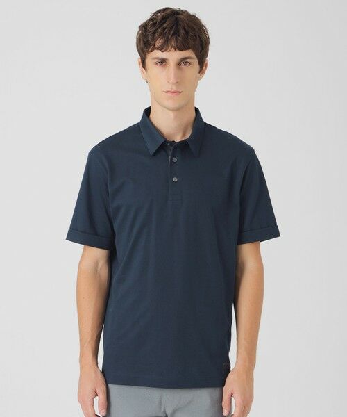 極美品　BLUE LABEL CRESTBRIDGE ハウスチェック　ポロシャツ セール】【WEB・一部店舗限定】パーシャルチェックポロシャツ