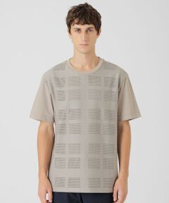 BLUE LABEL / BLACK LABEL CRESTBRIDGE / ブルーレーベル / ブラックレーベル・クレストブリッジ  カットソー | シアーチェックコンビTシャツ