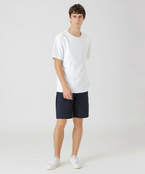 BLUE LABEL / BLACK LABEL CRESTBRIDGE / ブルーレーベル / ブラックレーベル・クレストブリッジ  カットソー | シアーチェックコンビTシャツ | 詳細1