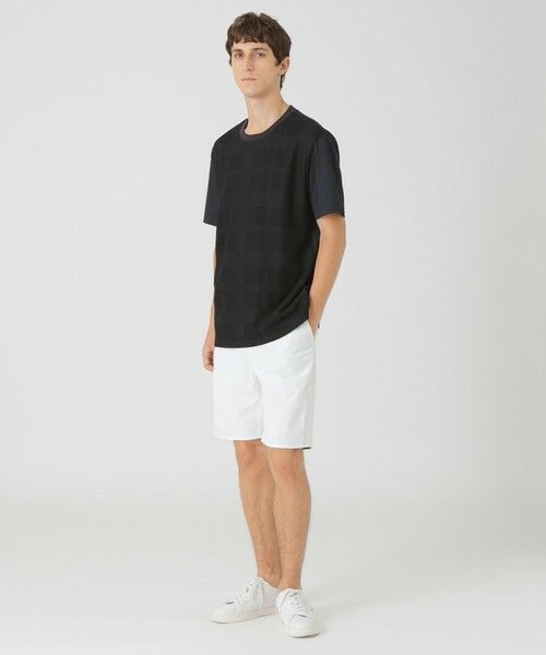 BLUE LABEL / BLACK LABEL CRESTBRIDGE / ブルーレーベル / ブラックレーベル・クレストブリッジ  カットソー | シアーチェックコンビTシャツ | 詳細5