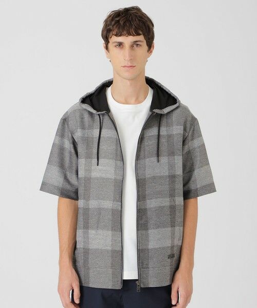 BLUE LABEL / BLACK LABEL CRESTBRIDGE/ブルーレーベル / ブラックレーベル・クレストブリッジ シャドークレストブリッジチェックカラミパーカー グレー3 LL BLUE LABEL / BLACK LABEL CRESTBRIDGE/ブルーレーベル / ブラックレーベル・クレストブリッジ シャドークレストブリッジチェックカラミパーカー グレー3 LL