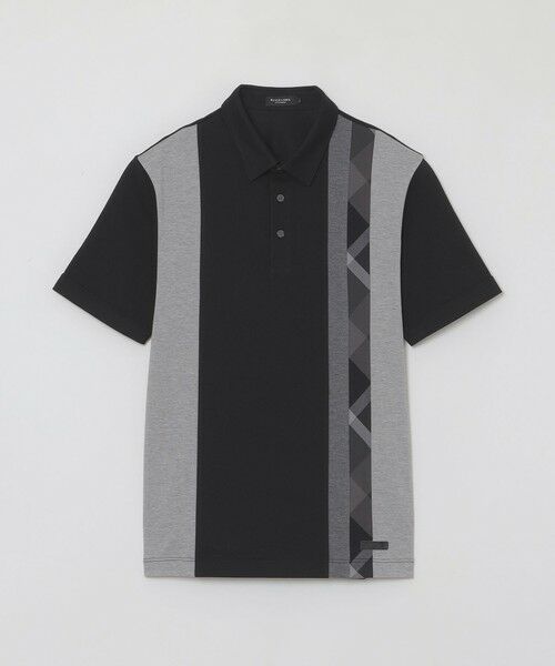 BLUE LABEL / BLACK LABEL CRESTBRIDGE / ブルーレーベル / ブラックレーベル・クレストブリッジ  カットソー | ストライプパッチワークポロシャツ | 詳細10