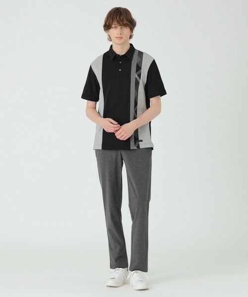 BLUE LABEL / BLACK LABEL CRESTBRIDGE / ブルーレーベル / ブラックレーベル・クレストブリッジ  カットソー | ストライプパッチワークポロシャツ | 詳細6