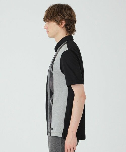 BLUE LABEL / BLACK LABEL CRESTBRIDGE / ブルーレーベル / ブラックレーベル・クレストブリッジ  カットソー | ストライプパッチワークポロシャツ | 詳細7