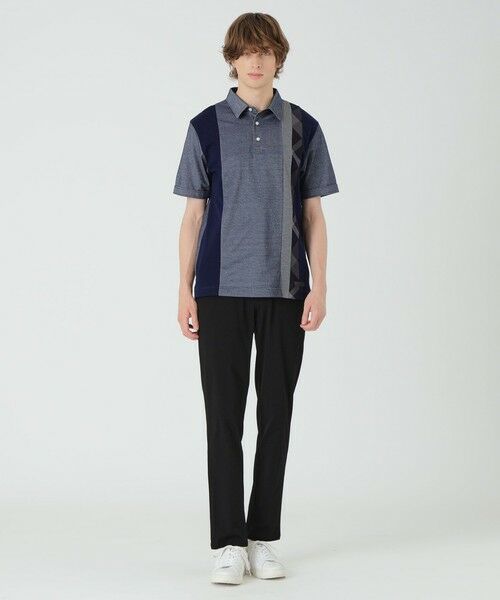 BLUE LABEL / BLACK LABEL CRESTBRIDGE / ブルーレーベル / ブラックレーベル・クレストブリッジ  カットソー | ストライプパッチワークポロシャツ | 詳細11