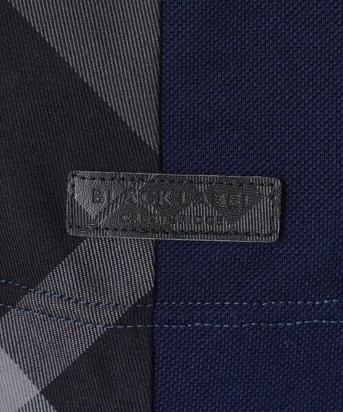BLUE LABEL / BLACK LABEL CRESTBRIDGE / ブルーレーベル / ブラックレーベル・クレストブリッジ  カットソー | ストライプパッチワークポロシャツ | 詳細14