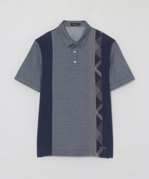 BLUE LABEL / BLACK LABEL CRESTBRIDGE / ブルーレーベル / ブラックレーベル・クレストブリッジ  カットソー | ストライプパッチワークポロシャツ | 詳細15