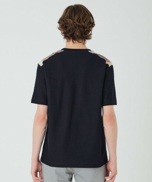 BLUE LABEL / BLACK LABEL CRESTBRIDGE / ブルーレーベル / ブラックレーベル・クレストブリッジ  カットソー | ショルダーチェックハニカムTシャツ | 詳細13