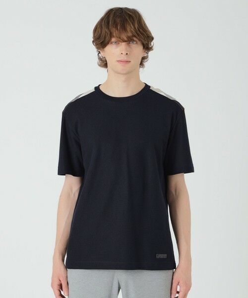 BLUE LABEL CRESTBRIDGE バックチェックTシャツ セール】 【一部店舗限定】クレストブリッジチェックポケットT